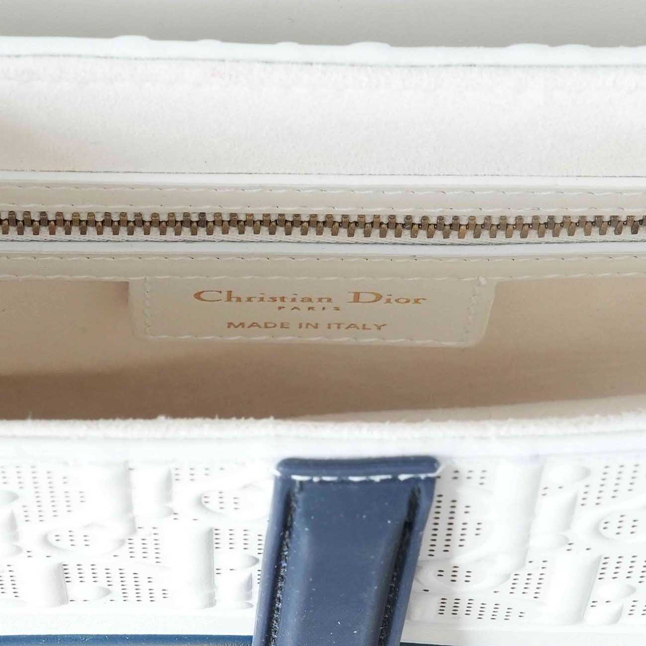CHRISTIAN DIOR(USED)크리스찬디올 레더 새들백 미듐